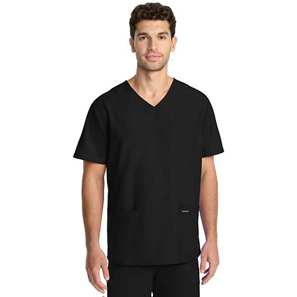 Cherokee Originals Ultra Female V-neck Scrub Top, Black, Large