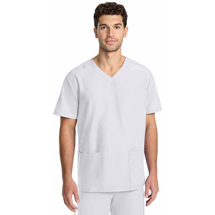 Cherokee Originals Ultra Female V-neck Scrub Top, White, Small
