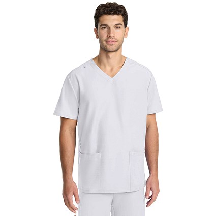 Cherokee Originals Ultra Female V-neck Scrub Top, White, XL