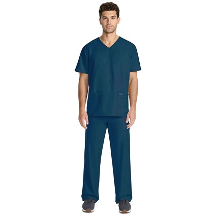 Cherokee Originals Ultra Female V-neck Scrub Top, Caribbean Blue, 2XL