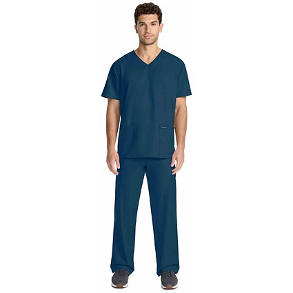 Cherokee Originals Ultra Female V-neck Scrub Top, Caribbean Blue, Medium