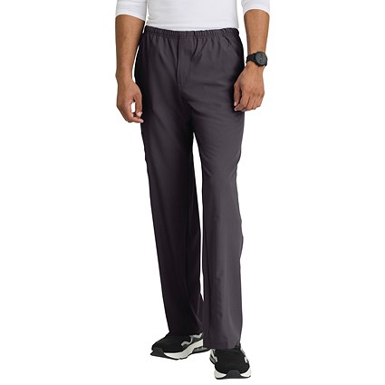 Skechers Unisex Drawcord Scrub Trousers, Pewter, XL