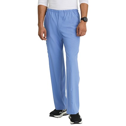 Skechers Unisex Drawcord Scrub Trousers, Ceil Blue, Medium