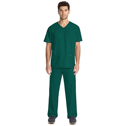 Cherokee Originals Ultra Female V-neck Scrub Top, Hunter Green, 3XL