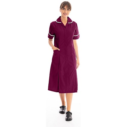 Work in Style Dvddr Nursing Dress, Maroon, 40