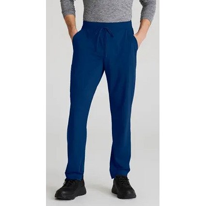 Skechers Slip-ins Rebound Knit Scrub Trousers, Navy Blue, XL, Regular Leg