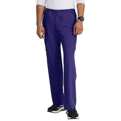 Skechers Unisex Drawcord Scrub Trousers, Grape, 5XL