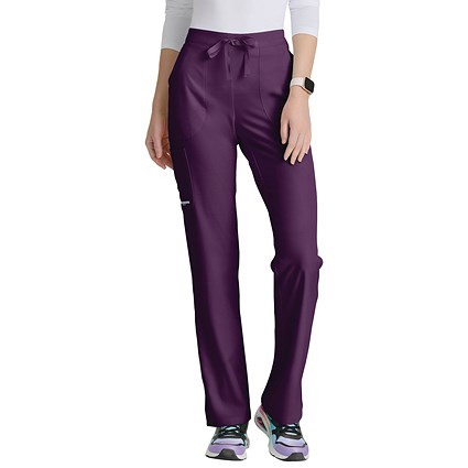 Skechers Female Reliance Mid-Rise Trousers, Eggplant, XS