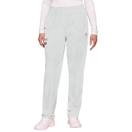 Cherokee CH4200 Elasticated Scrub Trousers, White, Size XS