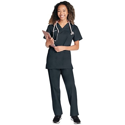 Cherokee WW530C Unisex Scrub Set Top and Trousers, Pewter, Size 2XL