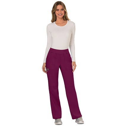 Cherokee Revolution Female Cargo Trousers, Wine, Small