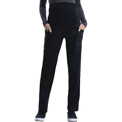 Cherokee WWE155 Revolution Maternity Trousers, Black, Size XL