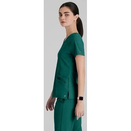 Barco One Pulse Scrub Top, Hunter Green, Medium