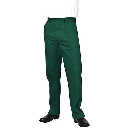 Work in Style MT037 Male Healthcare Trousers, Bottle Green, Size 50 Inch