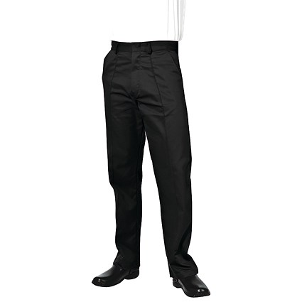 Work in Style MT037 Male Healthcare Trousers, Black, Size 34 Inch