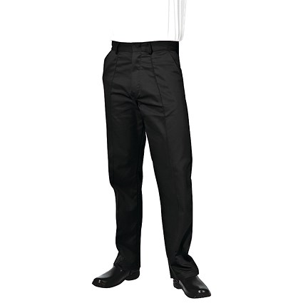 Work in Style MT037 Male Healthcare Trousers, Black, Size 50 Inch