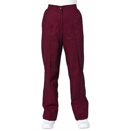 Anne Healthcare Trousers, Maroon, 38