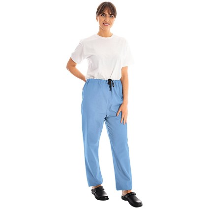 334LWT Unisex Lightweight Scrub Trousers, Ceil, Size 3XL