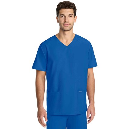 Cherokee Originals Ultra Female V-neck Scrub Top, Royal Blue, Small