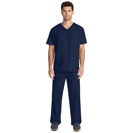 Cherokee Originals Ultra Female V-neck Scrub Top, Navy Blue, 2XL