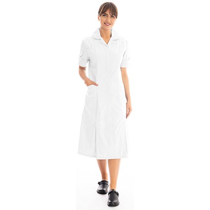 Work in Style Dvddr Nursing Dress, White, 34