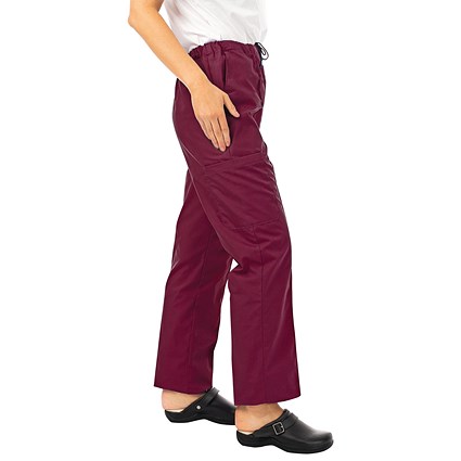 534LWT Unisex Combat Scrub Trousers, Maroon, Size 3XL
