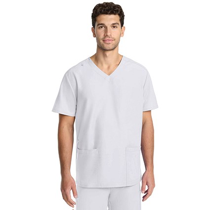 Cherokee Originals Ultra Female V-neck Scrub Top, White, 2XL