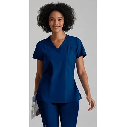 Barco One Racer Scrub Top, Indigo, 2XS