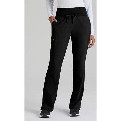 Barco One Stride Scrub Trousers, Black, XS, Regular Leg