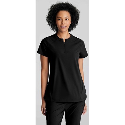 Barco One Flux Scrub Top, Black, 2XS