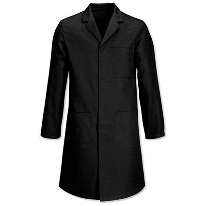 Beeswift Poly Cotton Warehouse Coat, Black 2XL