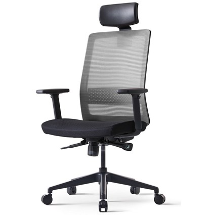 Bestuhl S30 High Back Mesh Task Chair, Headrest, Height Adjustable
