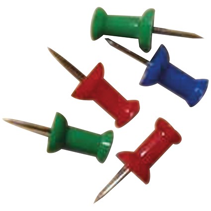 Pin Letsel Push Pins Assorted (20 Pack) 20471 | Paperstone