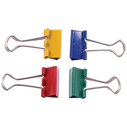 Foldback Clip 19mm Assorted (10 Pack) 22491