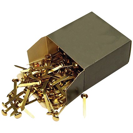 Brass Paper Fastener 40mm (Pack of 200) 36671 Brass Paper Fastener 40mm (Pack of 200) 36671