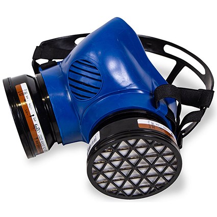 Beeswift Half Mask & A2P3 Filter Kit, Blue & Black