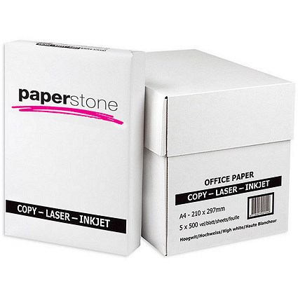 Everyday A4 Paper, White, Box (5 x 500 Sheets)