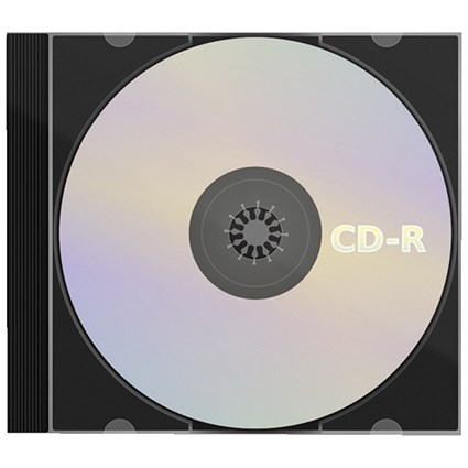 Everyday CD-R Writable Blank CD, Cased, 700mb/80min Capacity, Pack of 1