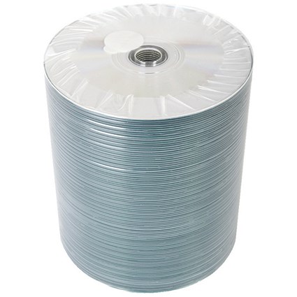 Everyday CD-R Writable Blank CDs, Spindle, 700mb/80min Capacity, Pack of 100