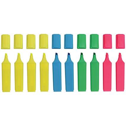 Assorted Hi-Glo Highlighter Chisel Tip (Pack of 10)