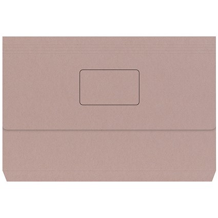 Everday Document Wallets, 220gsm, Foolscap, Buff, Pack of 50