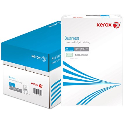 Xerox A4 Business Multifunctional Paper, White, 80gsm, Box (5 x 500 Sheets)