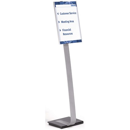 Infopanel Sign Durable Info Sign Aluminium Display Panel Info Floor Stand, A3, 1.25m ...