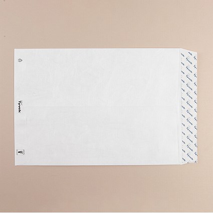Tyvek Envelopes White C4 54gsm PK100 (MOQ 10 boxes)