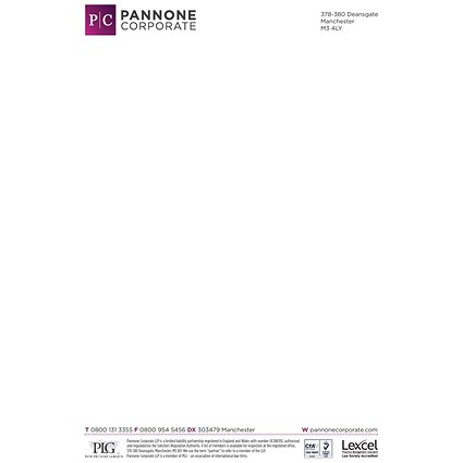 Pannone Corporate With Telephone Number, Full Colour, A4, 120gsm Letterheads (1,000 Sheets)