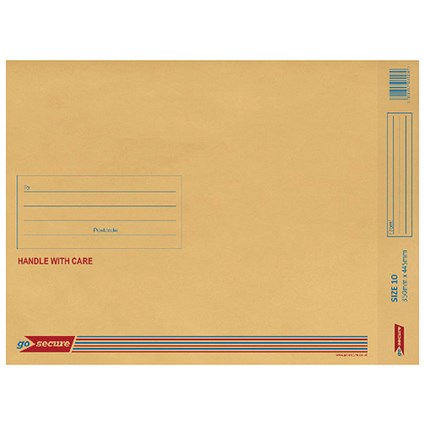 Bubble Lined Envelope Size 10 350x470mm Gold (Pack of 50) XML100062