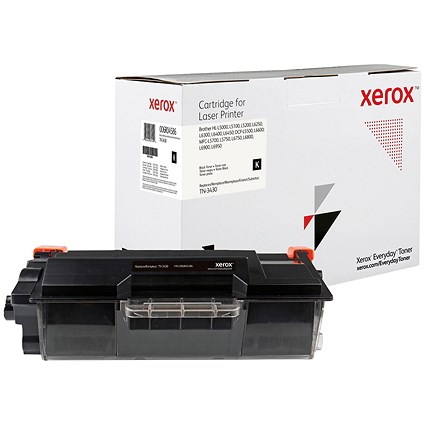 Xerox Everyday Remanufactured Toner Cartridge Black Compatible With Brother TN-3430 006R04586