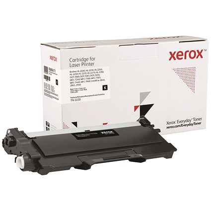 Xerox Everyday Replacement Toner Cartridge Black Compatible With Brother TN-2220 006R04171
