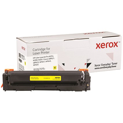 Xerox Everyday Replacement Toner Cartridge High Yield Yellow For HP CF542X 006R04182