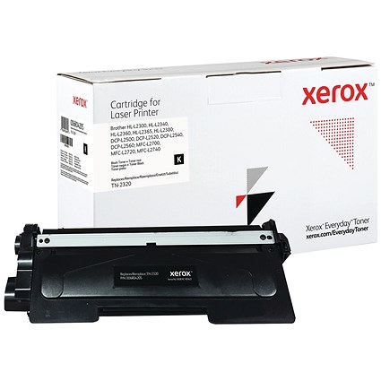 Xerox Everyday Remanufactured Toner Cartridge Black Compatible With Brother TN-2320 006R04205